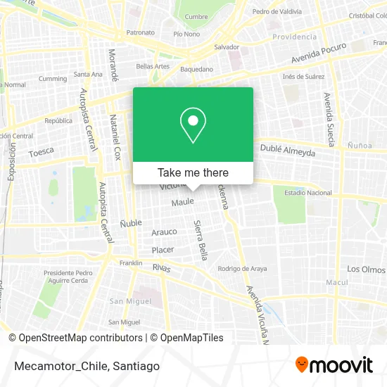 Mecamotor_Chile map