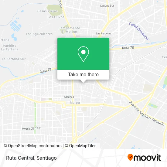 Ruta Central map