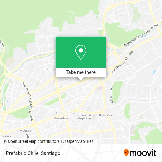 Prefabric Chile map