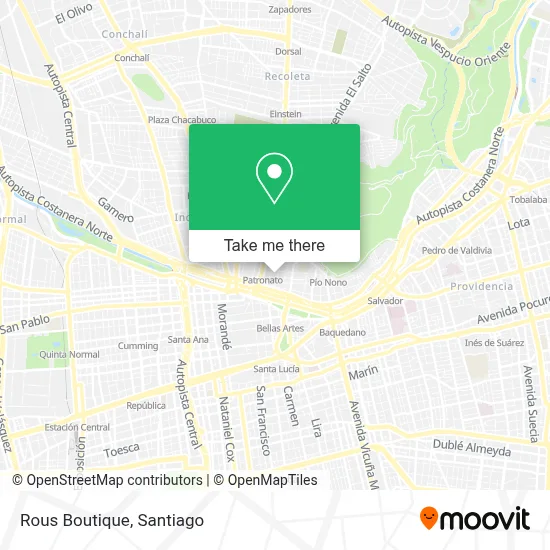 Rous Boutique map