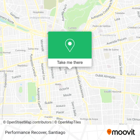 Performance Recover map