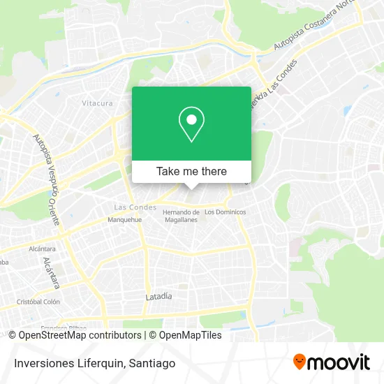 Inversiones Liferquin map