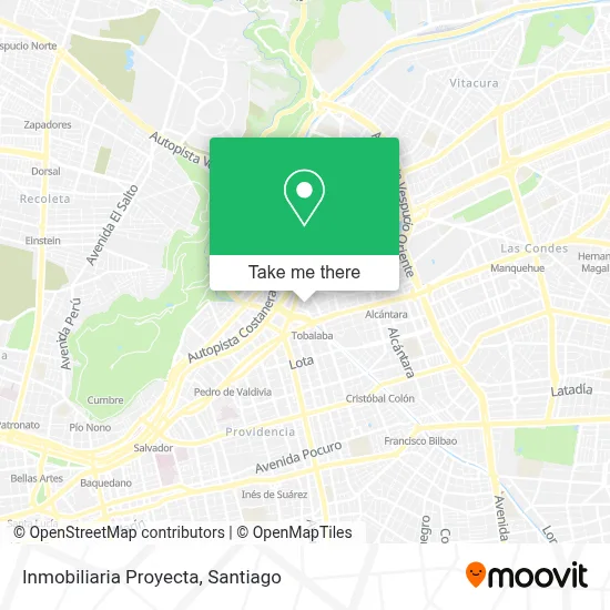 Inmobiliaria Proyecta map