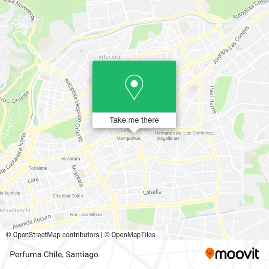 Perfuma Chile map