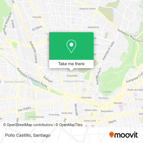 Pollo Castillo map