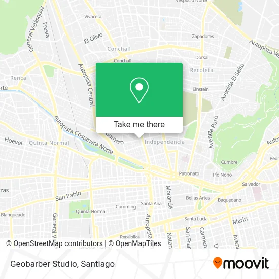 Geobarber Studio map