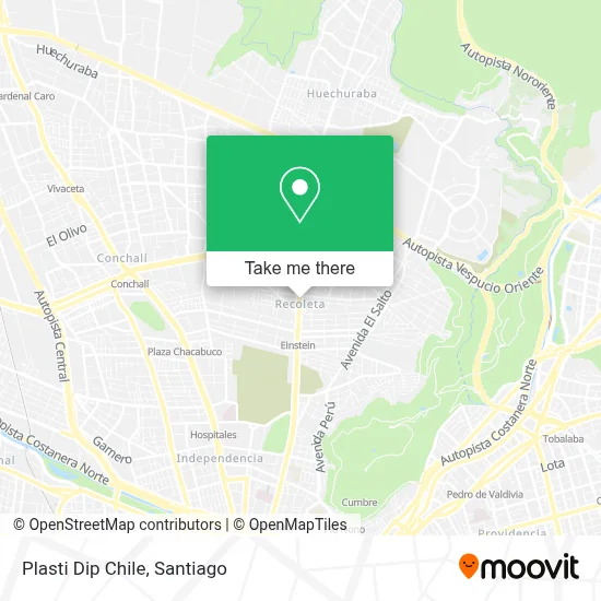 Plasti Dip Chile map