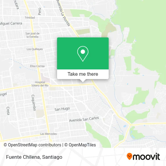 Fuente Chilena map