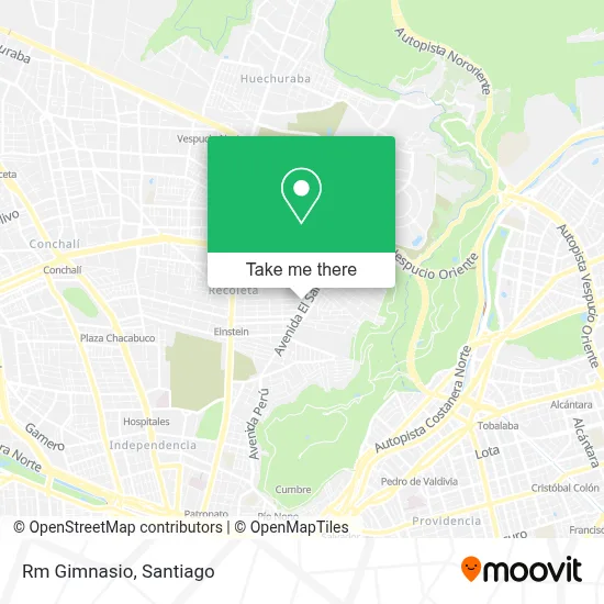 Rm Gimnasio map