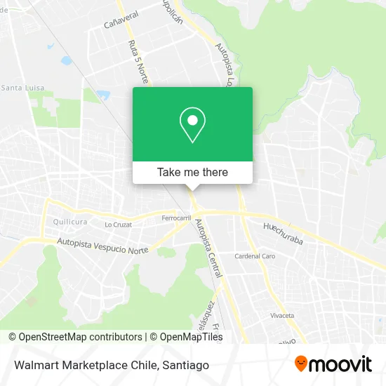 Walmart Marketplace Chile map