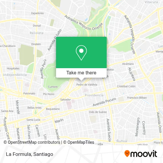La Formula map