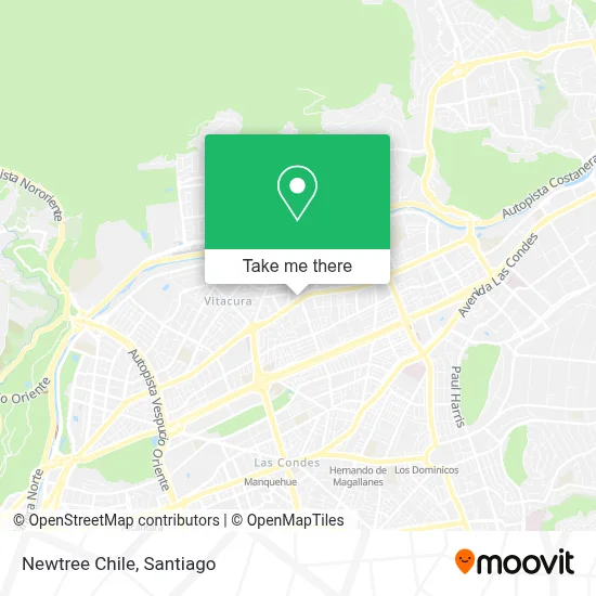 Newtree Chile map