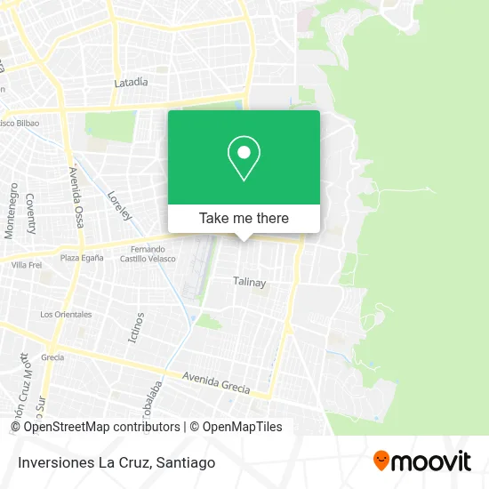 Inversiones La Cruz map