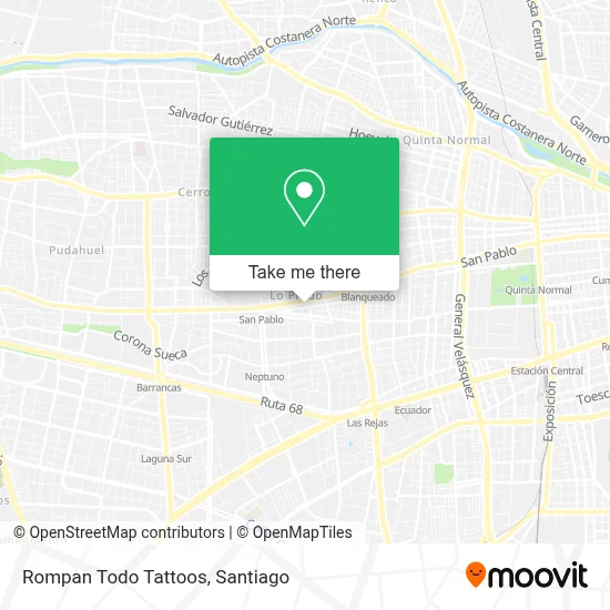Rompan Todo Tattoos map