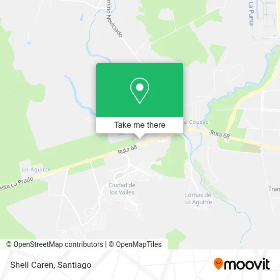 Shell Caren map