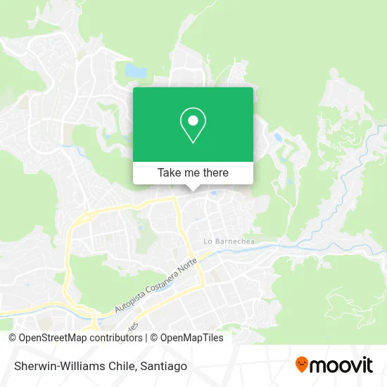 Sherwin-Williams Chile map