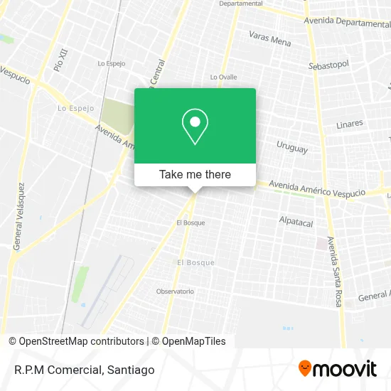 R.P.M Comercial map