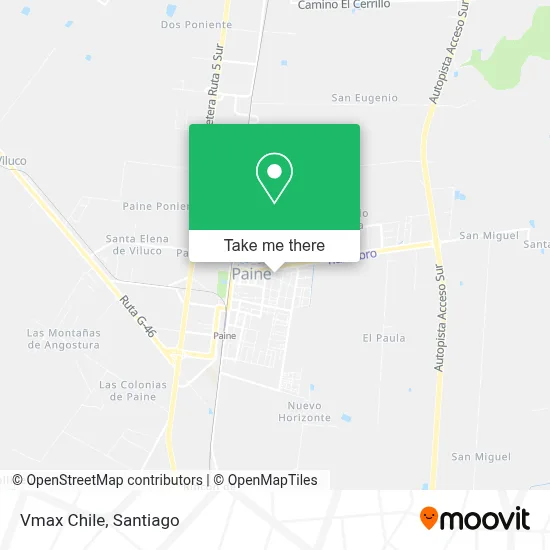 Vmax Chile map
