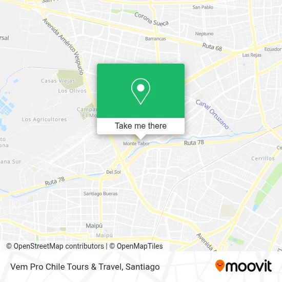 Vem Pro Chile Tours & Travel map