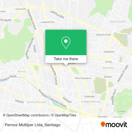 Pernos Multiper Ltda map