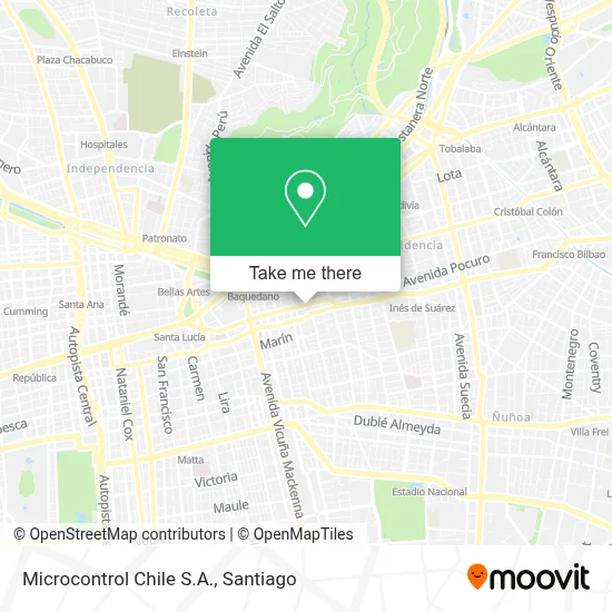 Microcontrol Chile S.A. map