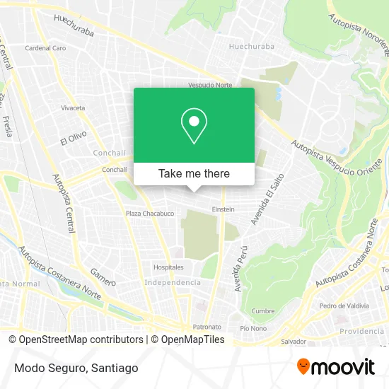 Modo Seguro map