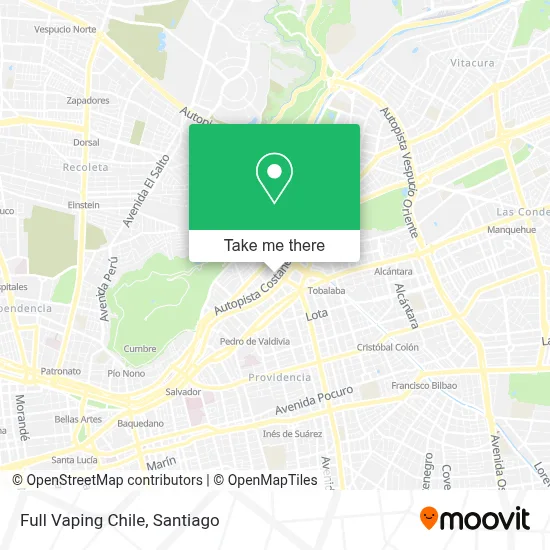 Full Vaping Chile map