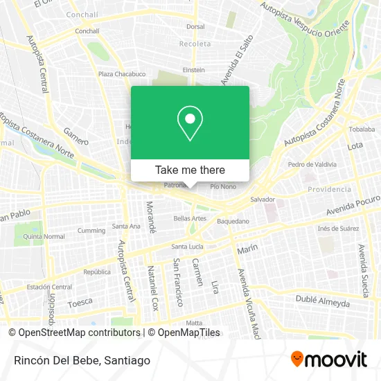 Rincón Del Bebe map