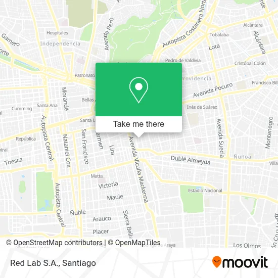 Red Lab S.A. map