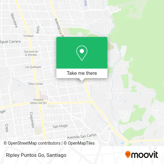 Ripley Puntos Go map