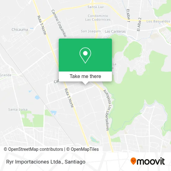 Ryr Importaciones Ltda. map