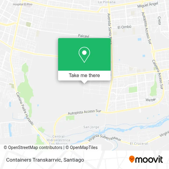 Containers Transkarrvic map