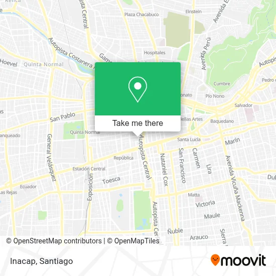 Inacap map