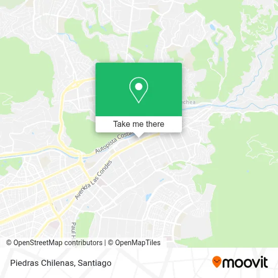 Piedras Chilenas map