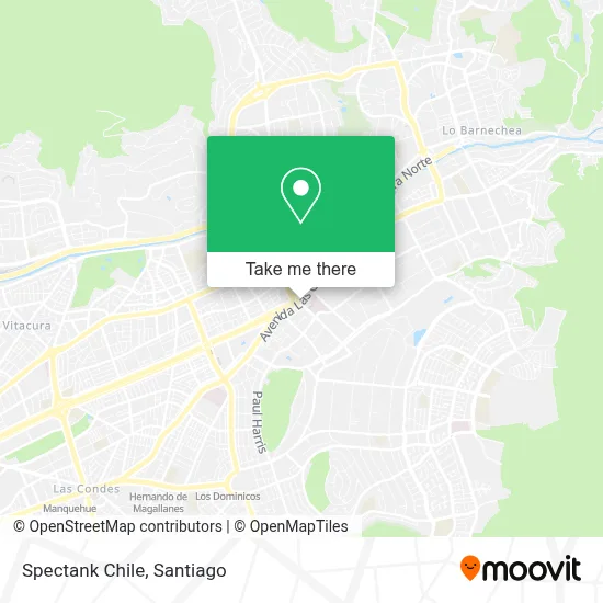 Spectank Chile map