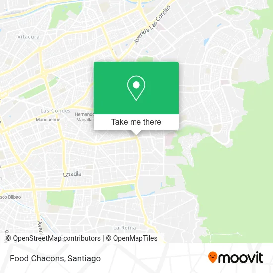 Food Chacons map