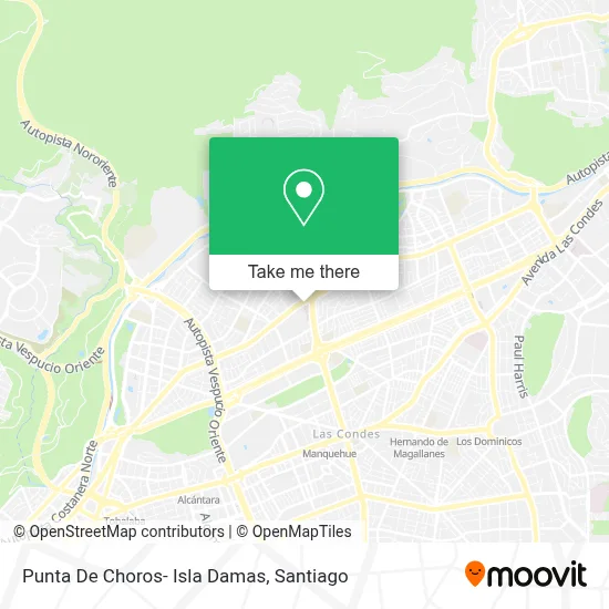 Punta De Choros- Isla Damas map
