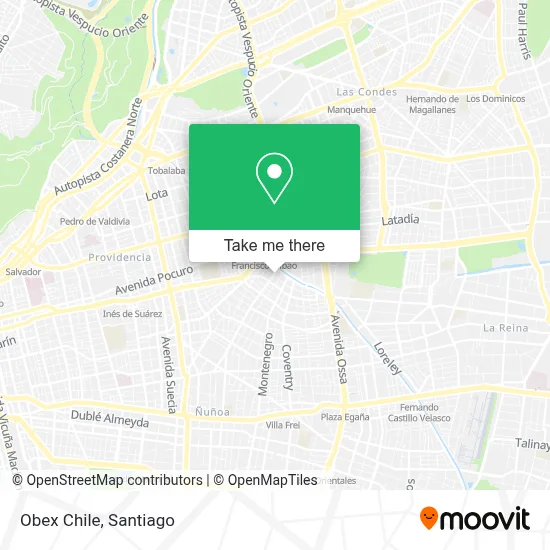 Obex Chile map