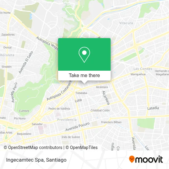 Ingecamtec Spa map