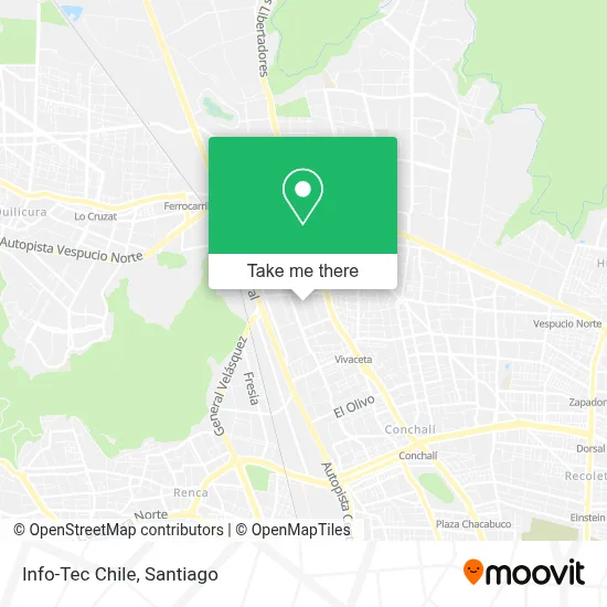 Info-Tec Chile map