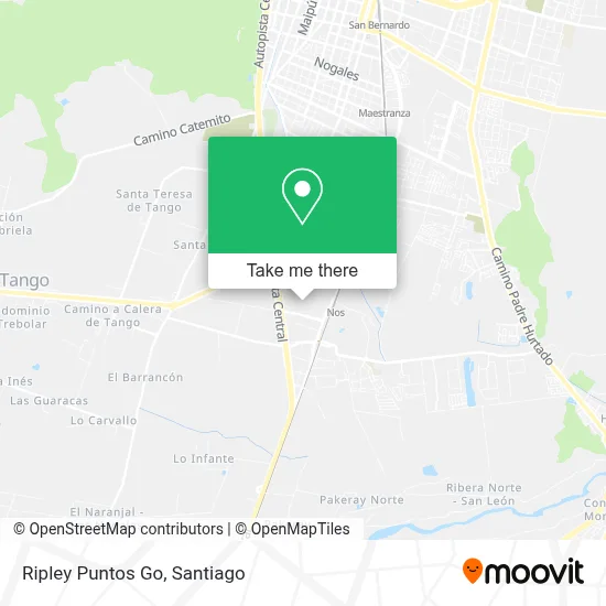Ripley Puntos Go map