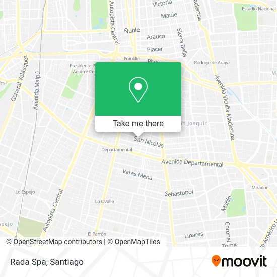 Rada Spa map