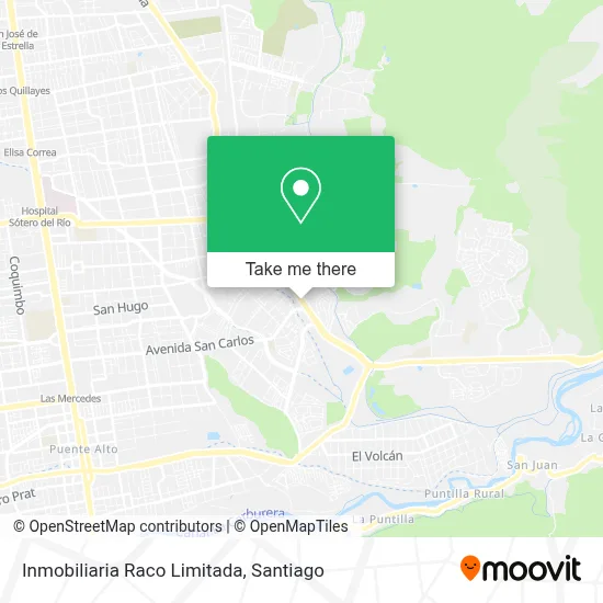 Inmobiliaria Raco Limitada map