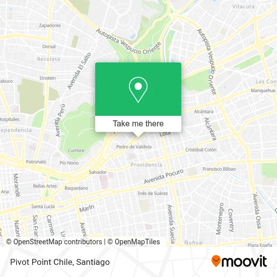 Pivot Point Chile map