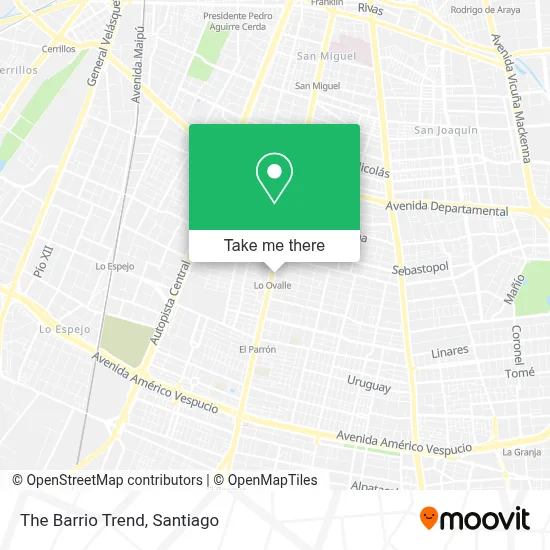 The Barrio Trend map