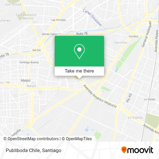 Publiboda Chile map