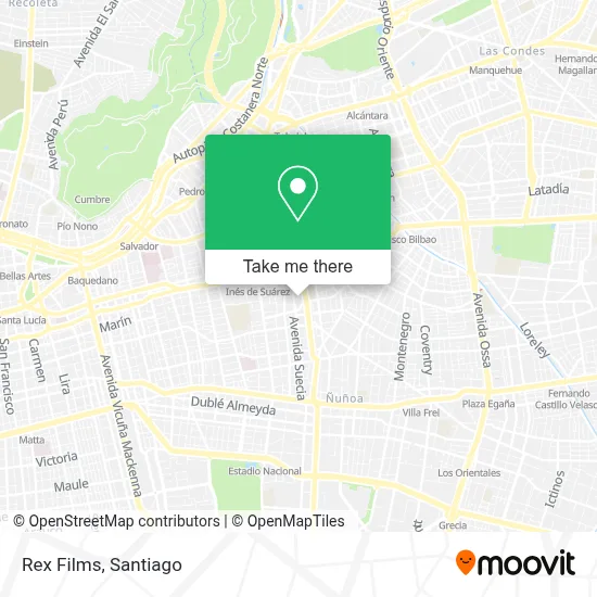 Rex Films map