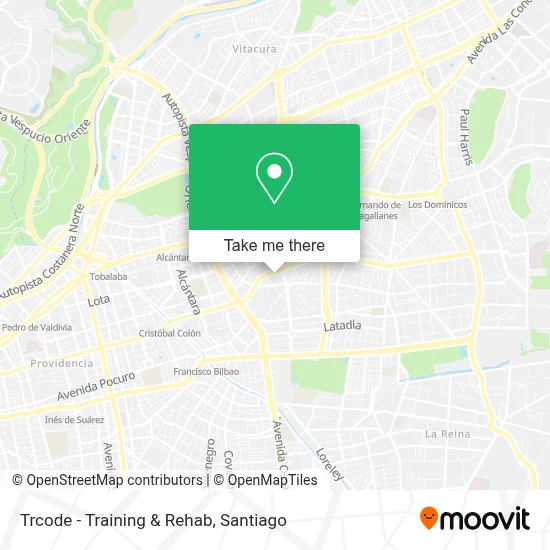 Trcode - Training & Rehab map