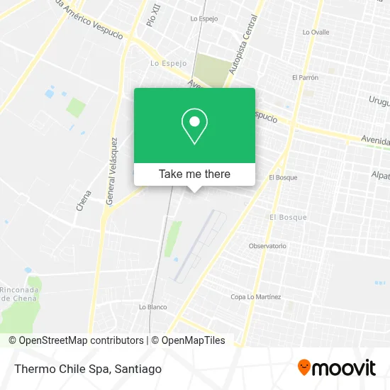 Thermo Chile Spa map