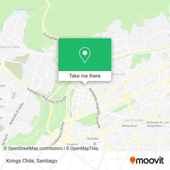 Krings Chile map